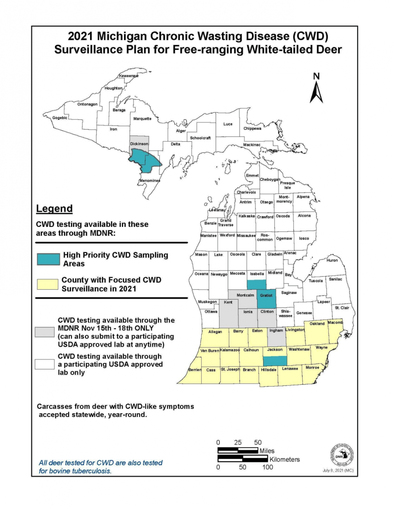  chronic wasting disease in Michigan’s deer