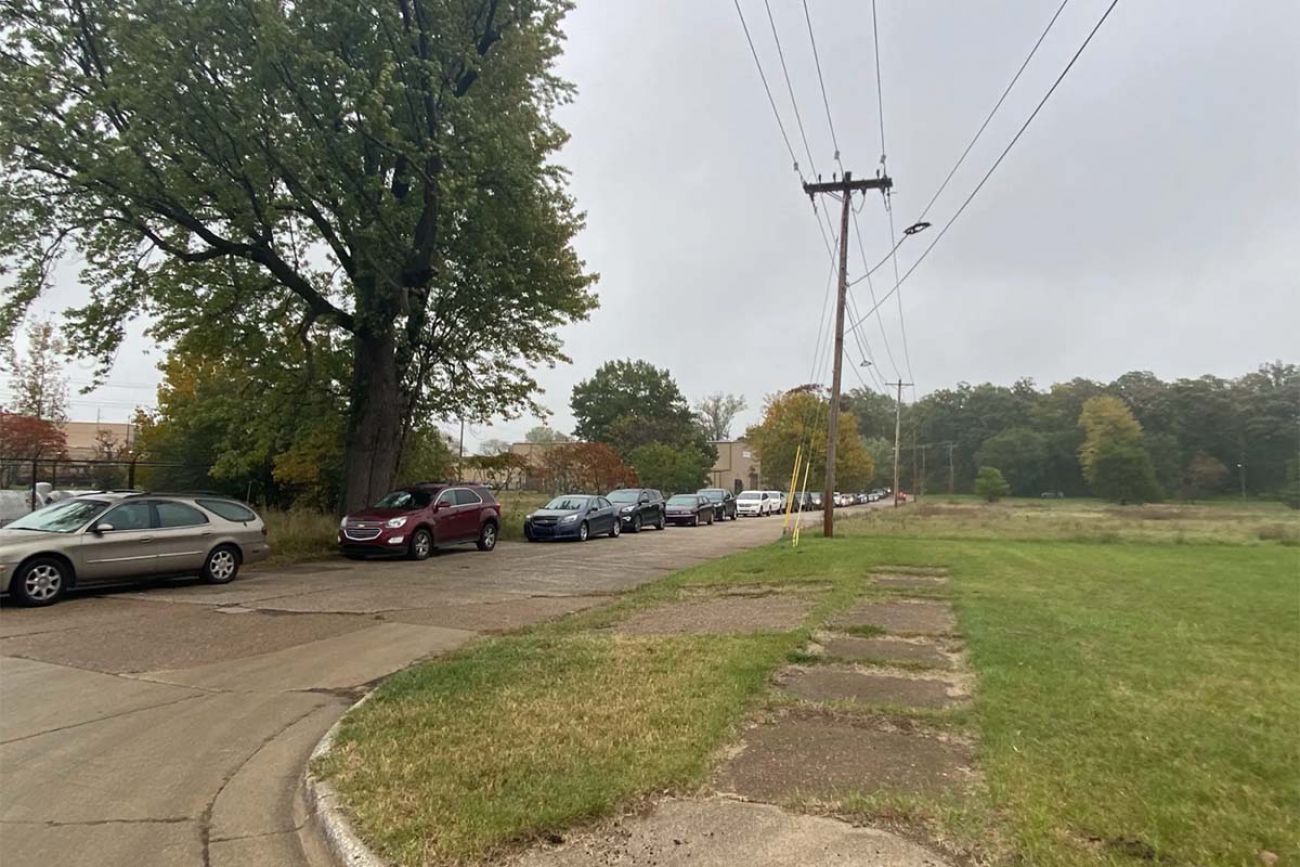 line of cars