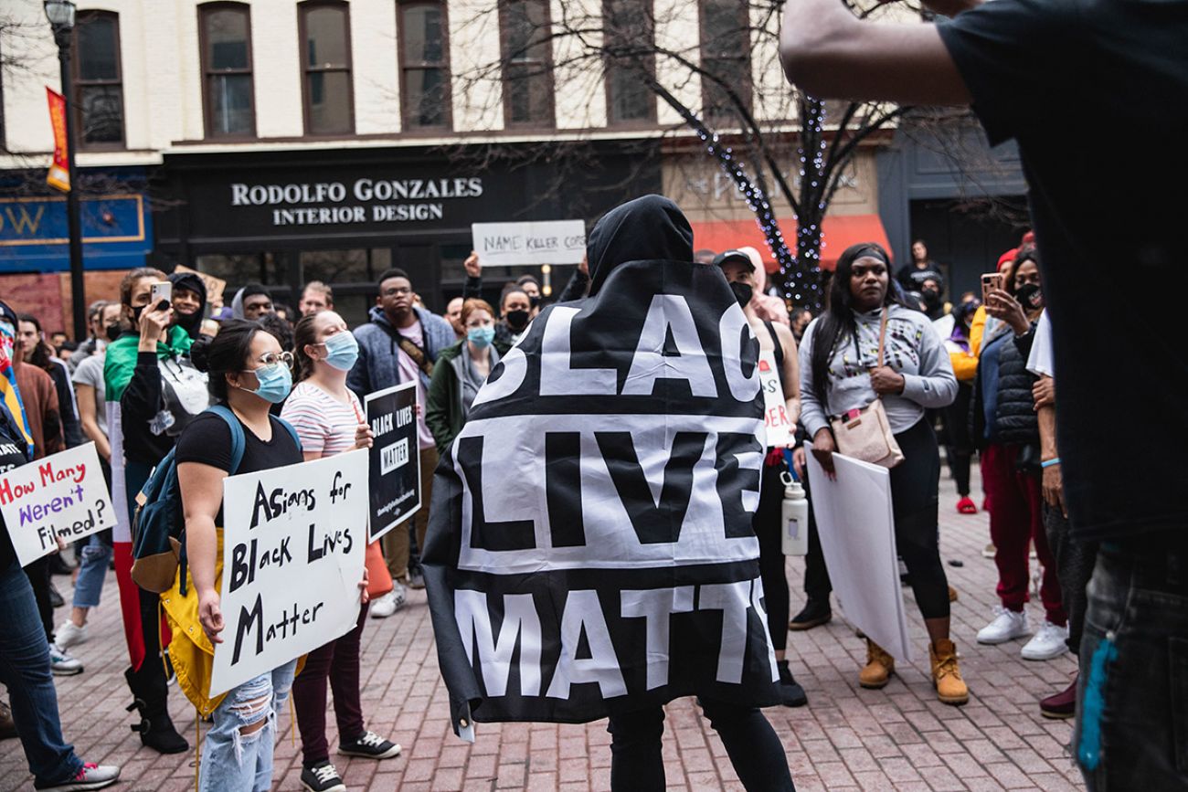 BLM protest in Grand Rapids