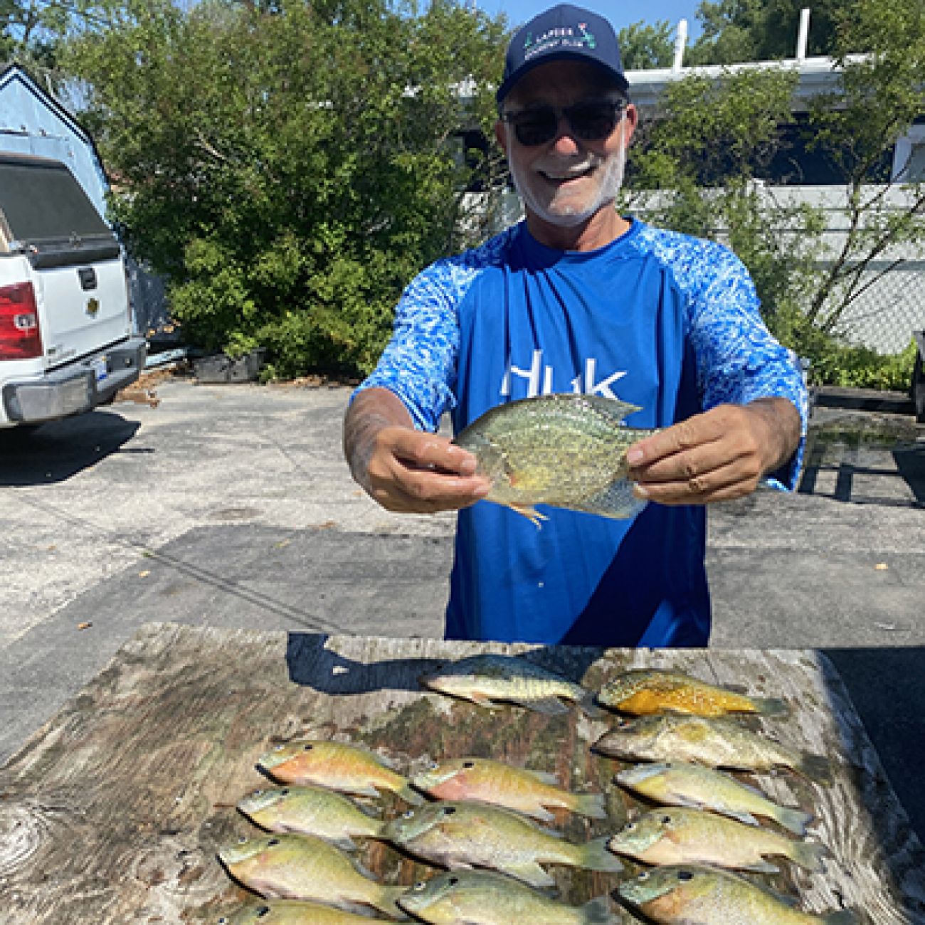 man holding fish