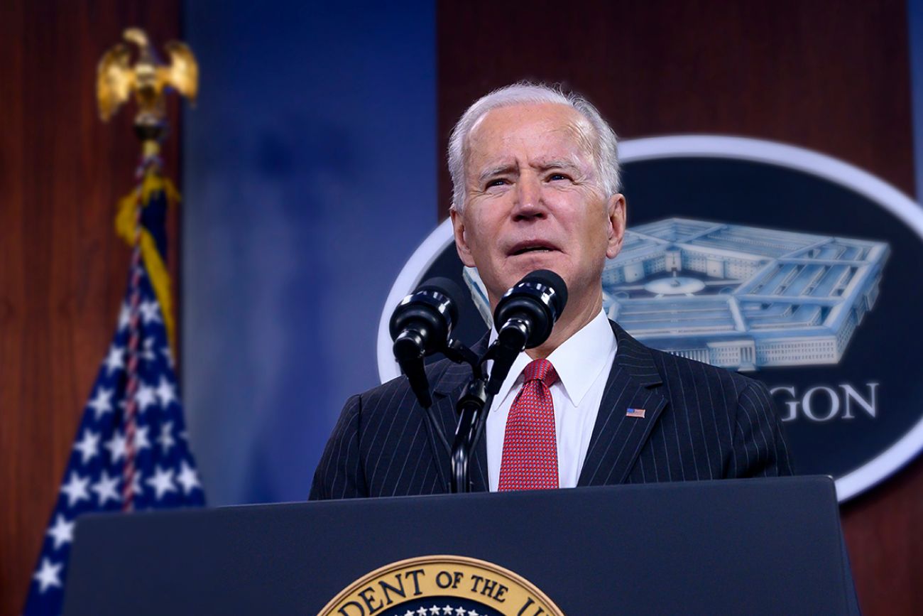 President Joe Biden speaking