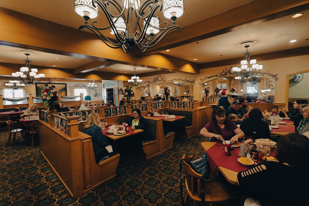 people eating at the restaurant