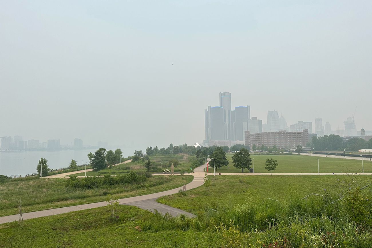 hazy detroit