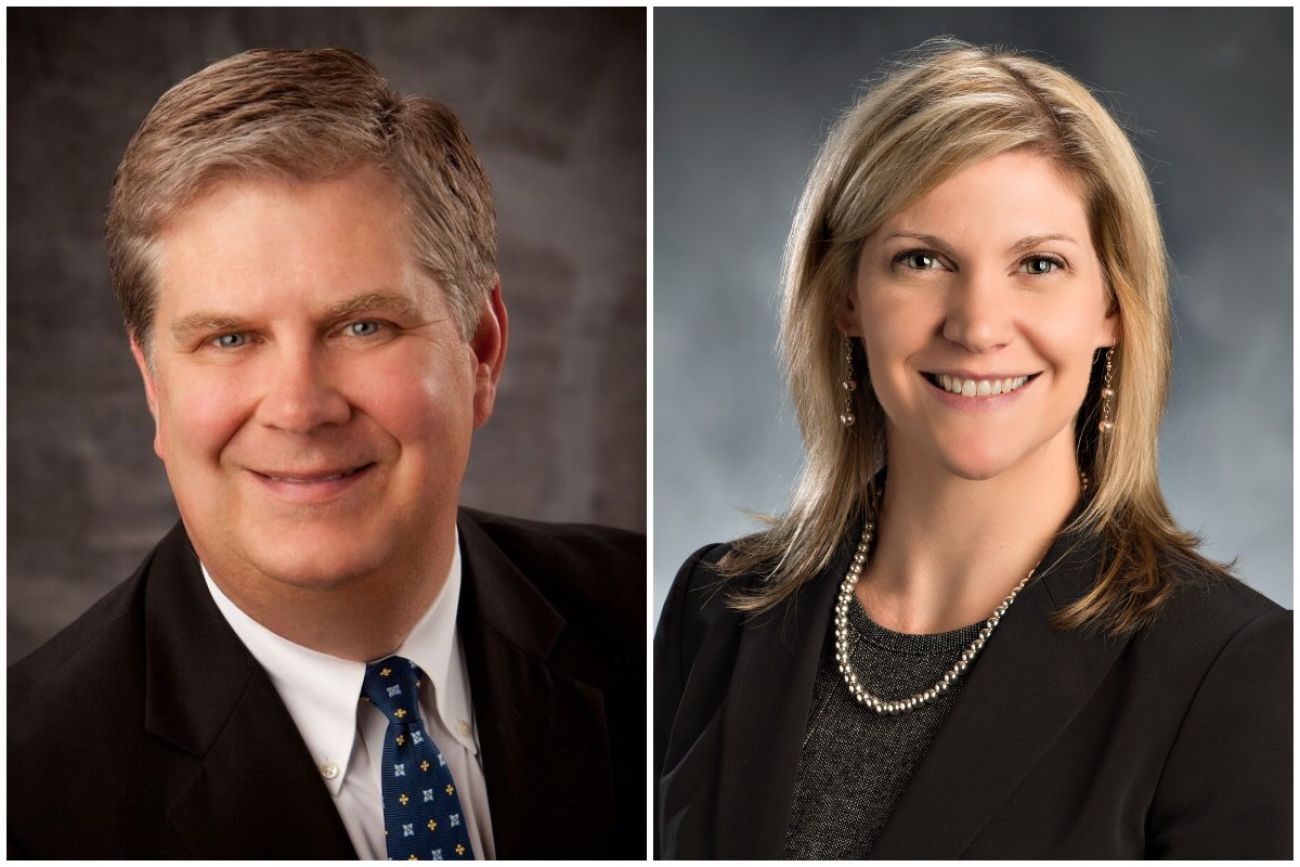 CEO Ed Ness and COO Laura Glenn headshots