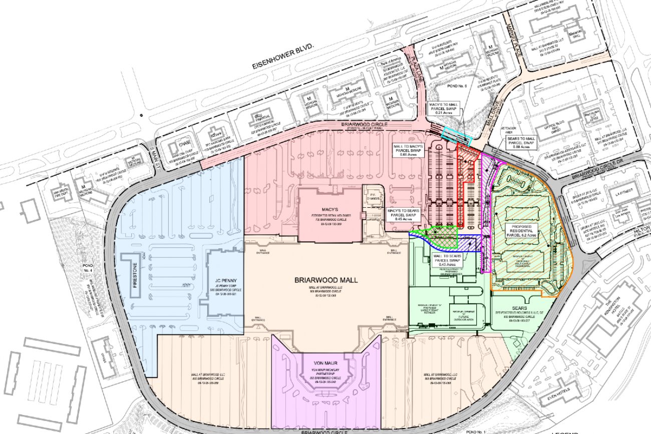 Blueprint of the new plans