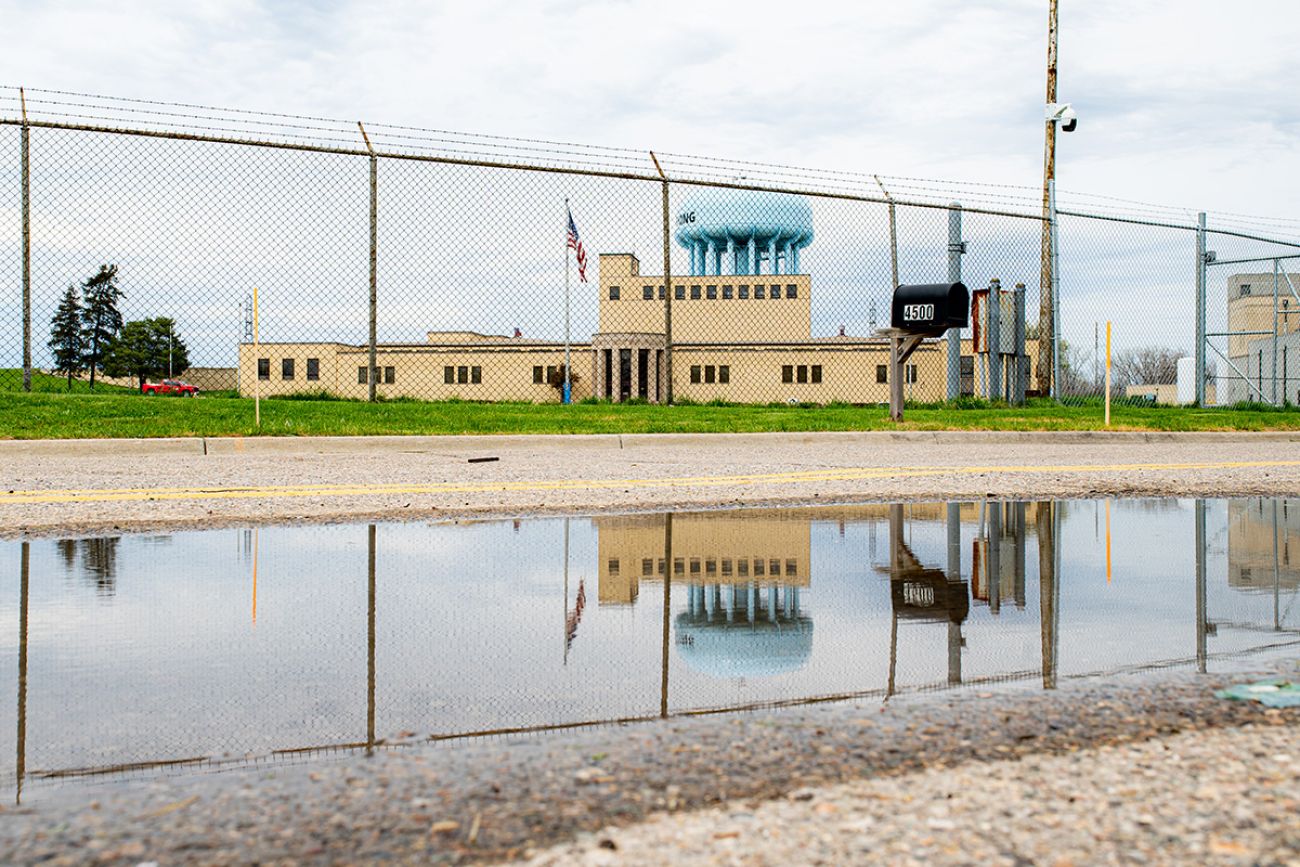 an exterior shot of the flint water crisis 