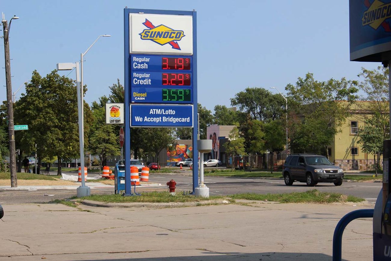 Sunco gas station in Michigan