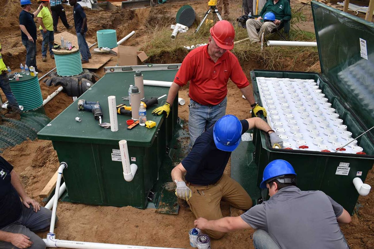 Fenner Nature Center onsite wastewater treatment system