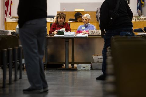 two people at a desk