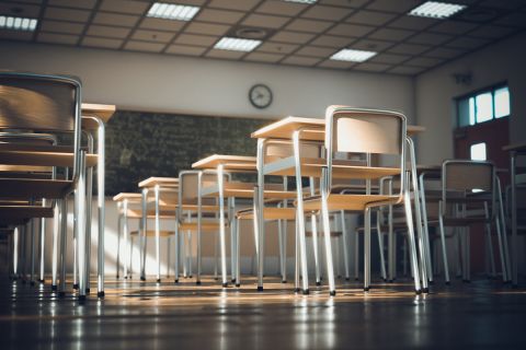 empty classroom