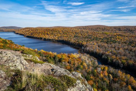  Lake of the Clouds in the Porcupine Mountains Wilderness in Michigan 