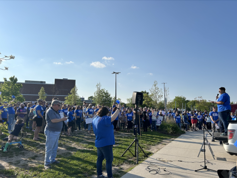 Ann Arbor teacher rally