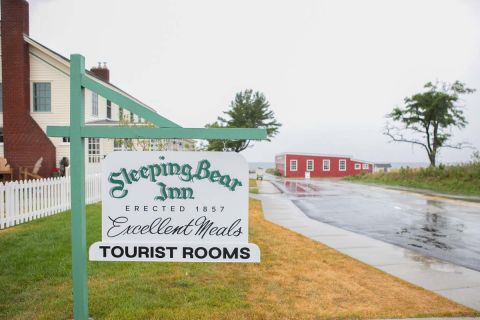 Sleeping Bear Inn sign 