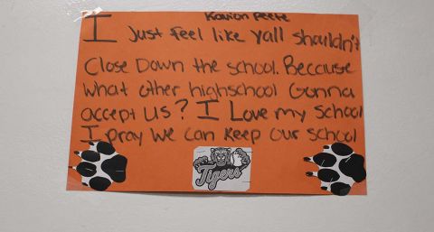 Benton Harbor high school poster