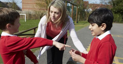 school discipline on the playground