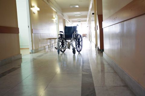 empty wheelchair