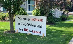 library sign 