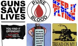 memes, including one that says "gun saves lives" and "pure blood"