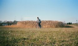 person riding bike