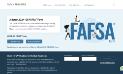 FAFSA homepage