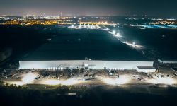 Ultium Cells EV battery factory from above